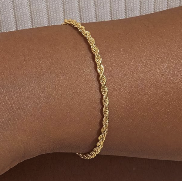Gold Bracelets for Women, Dainty Gold Jewelry Gifts for Women, 14k Gold Bracelets for Women Non Tarnish, Trendy Gold Bracelet Waterproof, Gold Accessories for women